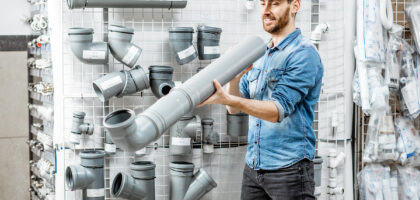 PVC tesisat boruları ve bağlantı parçaları